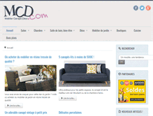 Tablet Screenshot of mobilier-canape-deco.com